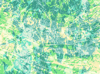 Grunge old paint vector background design. Hand painting imitation.