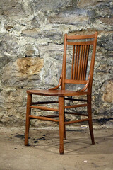 old wooden chair