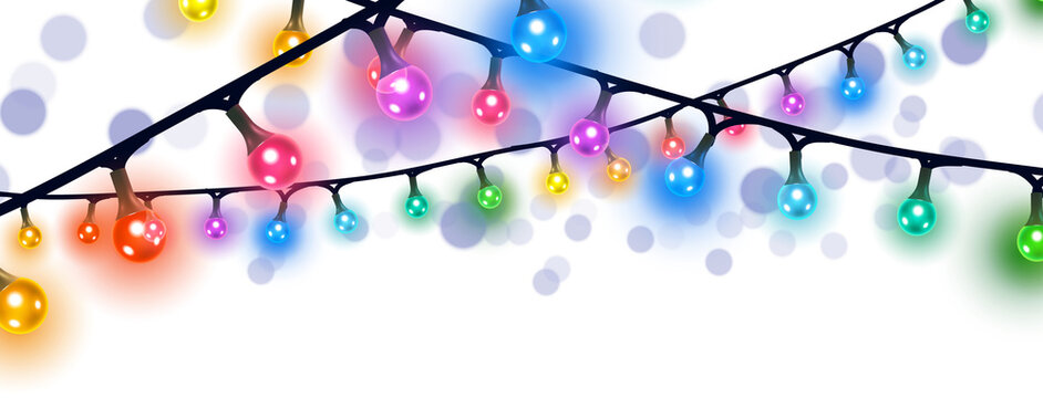Christmas colorful Glowing Fairy Light Chains