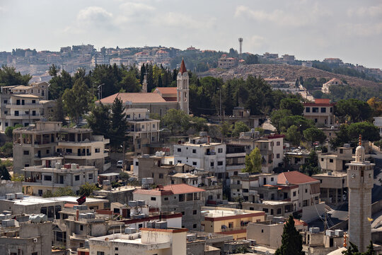 View From Tebnine Castle In Southern Lebanon