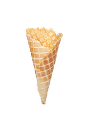 ice cream cone isolated on a white background