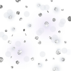 Silver glitter party confetti - 509904458