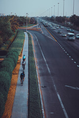 traffic on the highway,healthy life