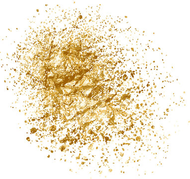 Gold Glitter Effect