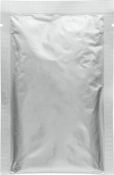 Blank Aluminum Foil Sachet Packaging Isolated