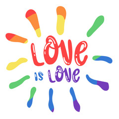 Love is Love LGBTQ Pride Vector, LGBTQ Pride Vector Design, Love is Love Design with LGBTQ Colors Background, Gender Diversity