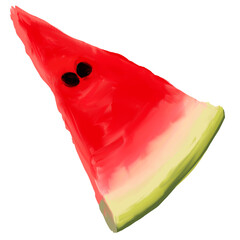 Abstract Watercolor Brush