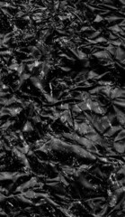 crumpled dark paper background