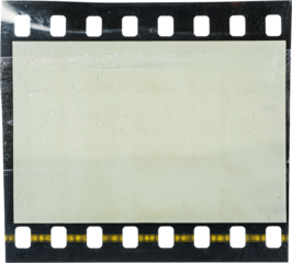 single 35mm filmstrip or dia slide texture isolated