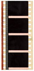 35mm cine film strip isolated with optical sound