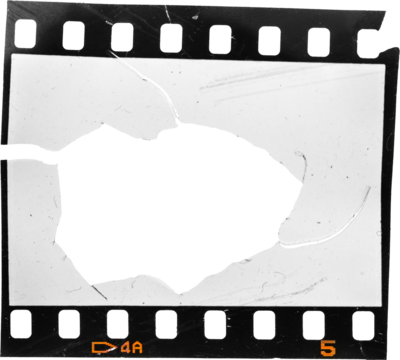 damaged 35mm dia slide texture isolated