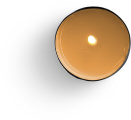 Candle Lighted Up Hot-Wax