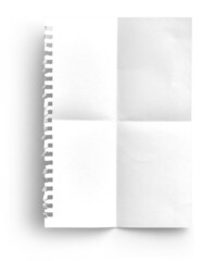 Notepad Right Page Folded