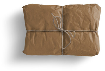 Package Rectangle Damaged with Twine