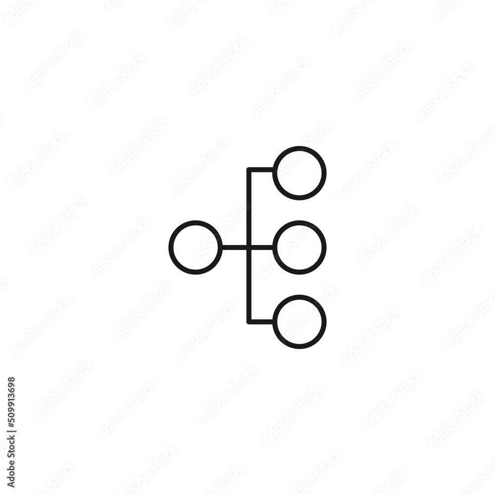 Poster sign, graphics, infographics, diagram for business. development concept. outline symbol and editable