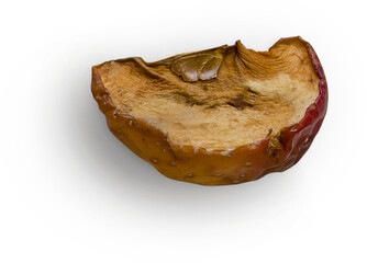 Red Apple Rotten Slice