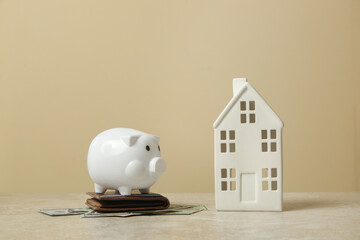 Home budget planning. Cost of living. Inflation concept. Concept of saving money for buying new...