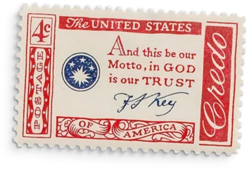 Tuinposter Stamp Vintage Postage © Custom Scene
