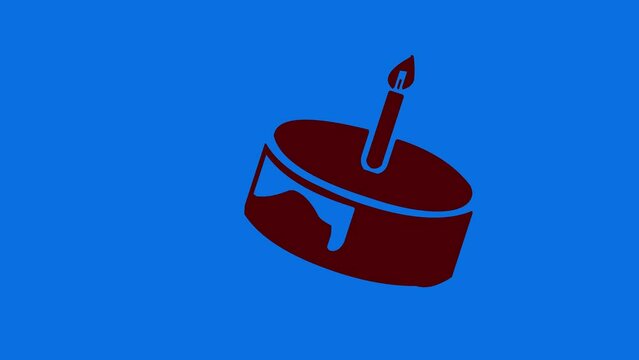 Happy Birthay Icon 4K Resolution Video
