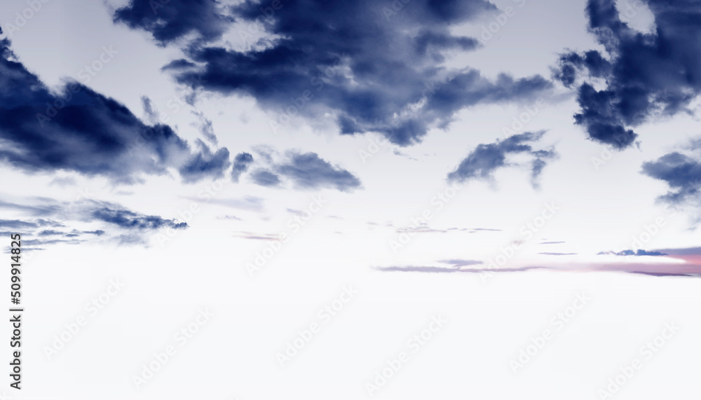 Wall mural sunset cloud overlay