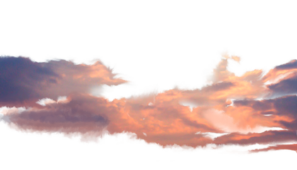 Sunset cloud overlay