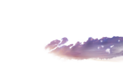 Sunset cloud overlay
