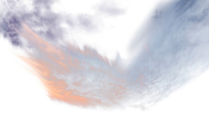 Sunset cloud overlay