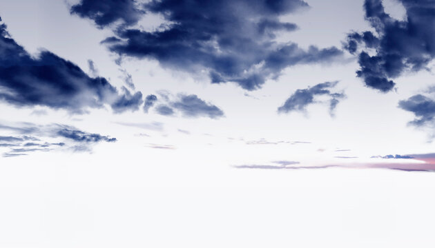 Sunset cloud overlay