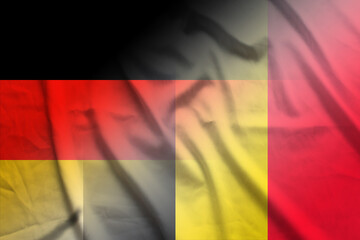 Germany and Belgium political flag international relations BEL DEU
