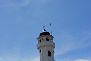 church tower in the sky