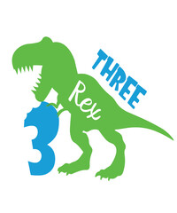 3rd Birthday dinosaur svg, three rex svg, 3rd Birthday Svg, 3 years, 3 REX SVG, birthday svg, T-Rex birthday boys and girls svg, Kids Svg
