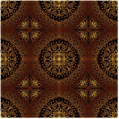Ethnic ornament decorative seamless pattern.