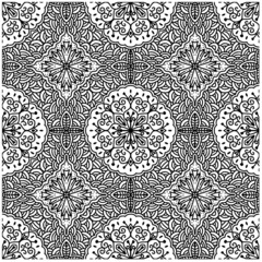 Ethnic ornament decorative seamless pattern.