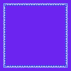 Vector geometric, pixel pattern for the design of a shawl, hijab, scarf, frame, scheme for embroidery.