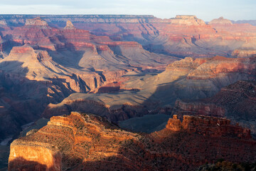 Fototapeta premium Sunset from Hopi Point at the south rim of the Grand Canyon, Arizona.
