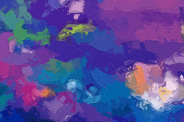abstract oil painting texture illustration