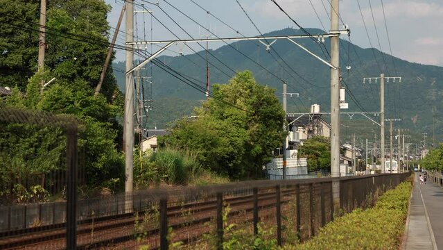 京都の有名ローカル線「叡山電車（えいでん）」japan kyoto Local train eiden movie