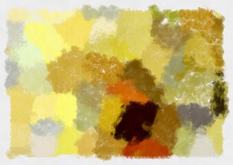 Fototapeta premium Illustration style background image abstract pattern various vibrant colors watercolor style illustration impressionist painting.