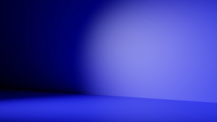 Habitación con luz lateral derecha ultramar. Piso y pared