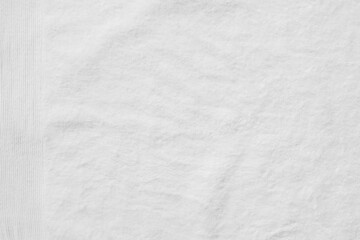 Fototapeta premium Terry white towel. Spa and bath background mockup.