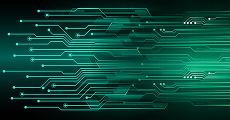 cyber circuit future technology concept background