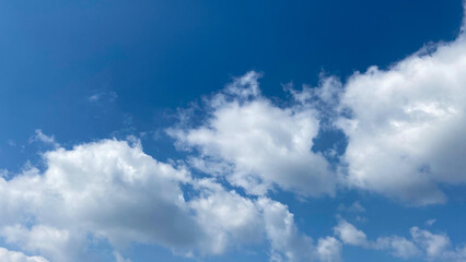 blue sky with clouds