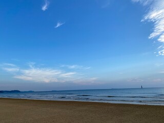 Fototapeta na wymiar 푸른 바다