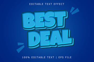 Best deal editable Text effect 3 Dimension emboss simple style