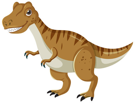 Cute Tyrannosaurus Dinosaur Cartoon