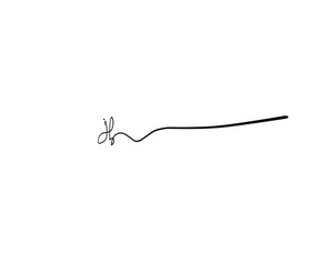 jb initial handwriting logo vector