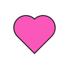 heart vector for website symbol icon presentation