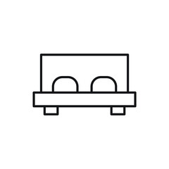 bedroom vector for website symbol icon presentation