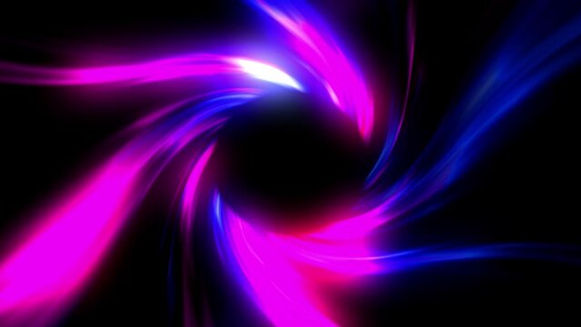 Abstract motion graphic for logos and overlays. animated intro with space for text. abstract beautiful loop background with pink and blue waves moving in a circle. High quality FullHD footage