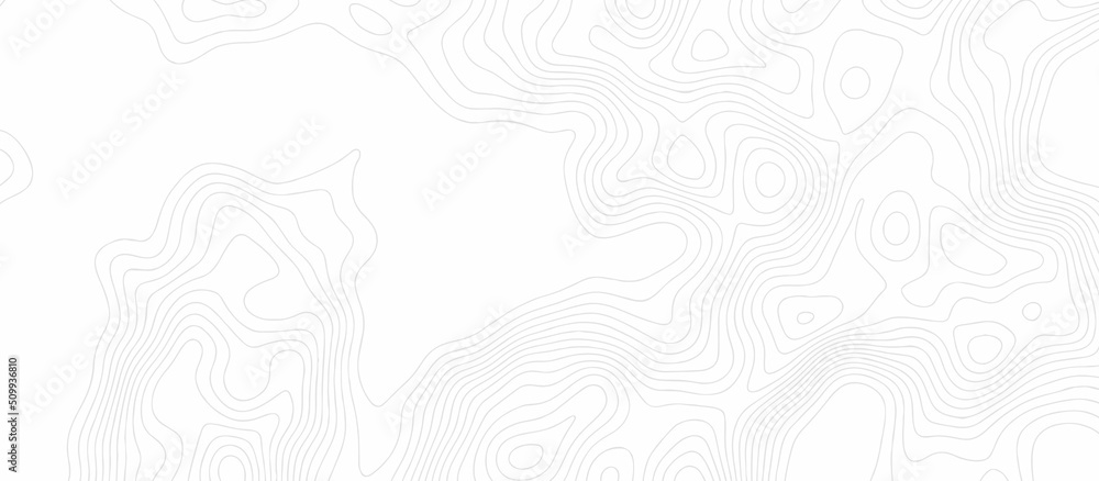 Poster modern detailed digital ui topographic map vector. abstract topographic contours map background. top